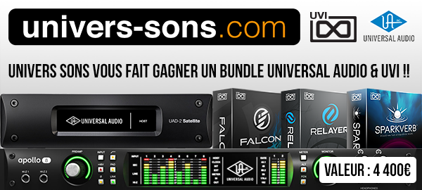 Univers Sons vous fait gagner un bundle Universal Audio & UVI !!