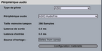 Echo AudioFire 8 : les drivers ASIO permettent de travailler avec une latence quasi nulle